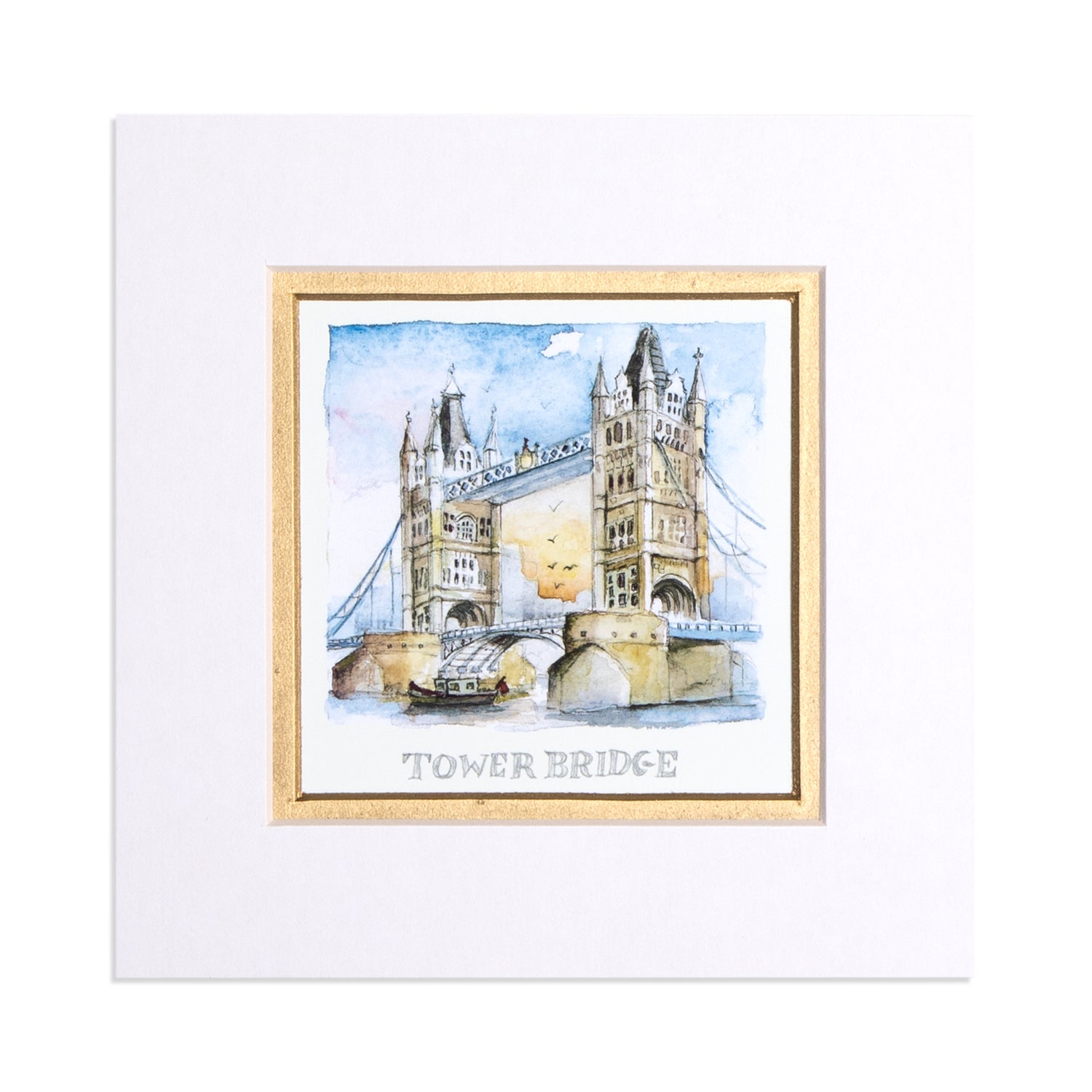Tower Bridge Mounted Print by Little England