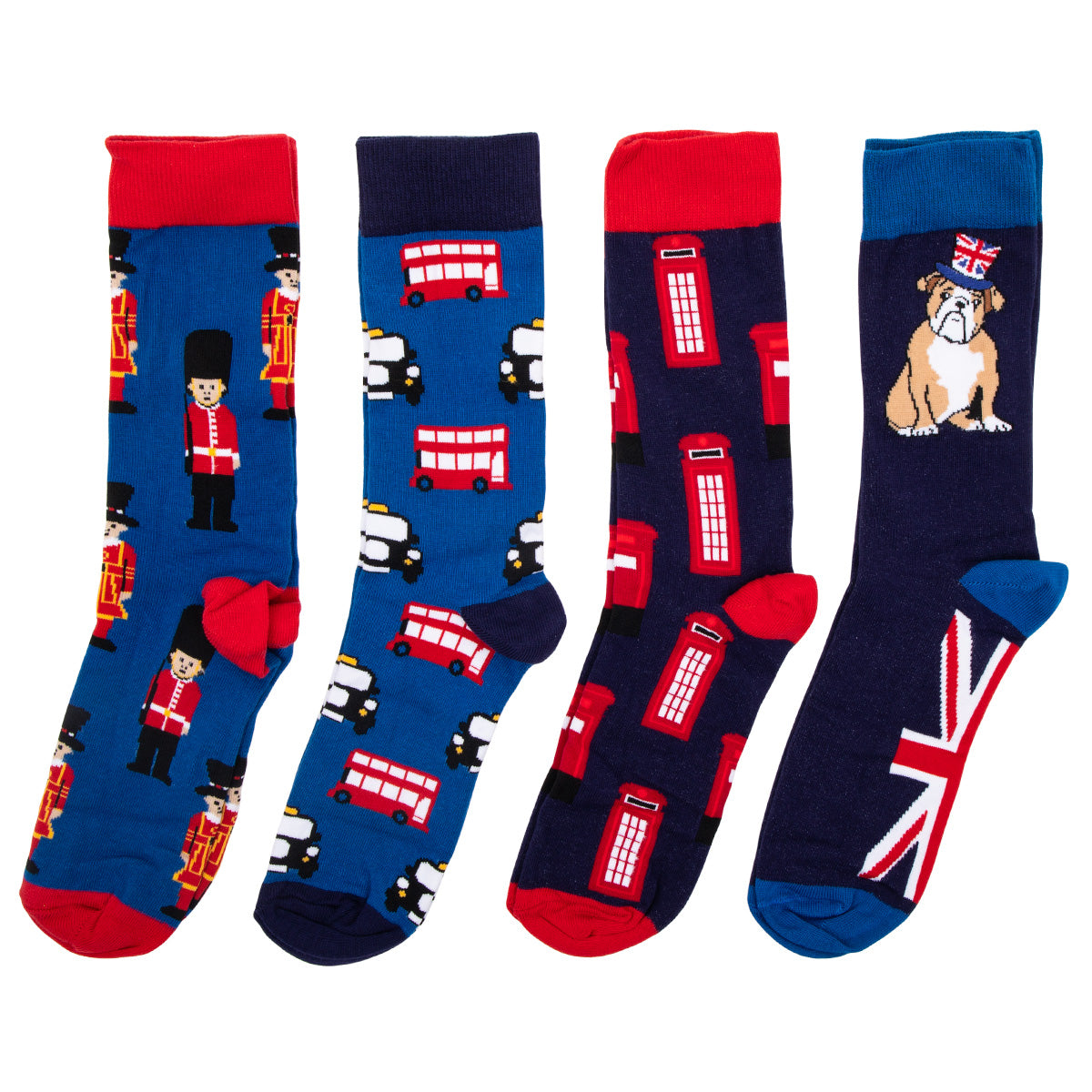 Urban Eccentic Socks London Bus Gift Box 2