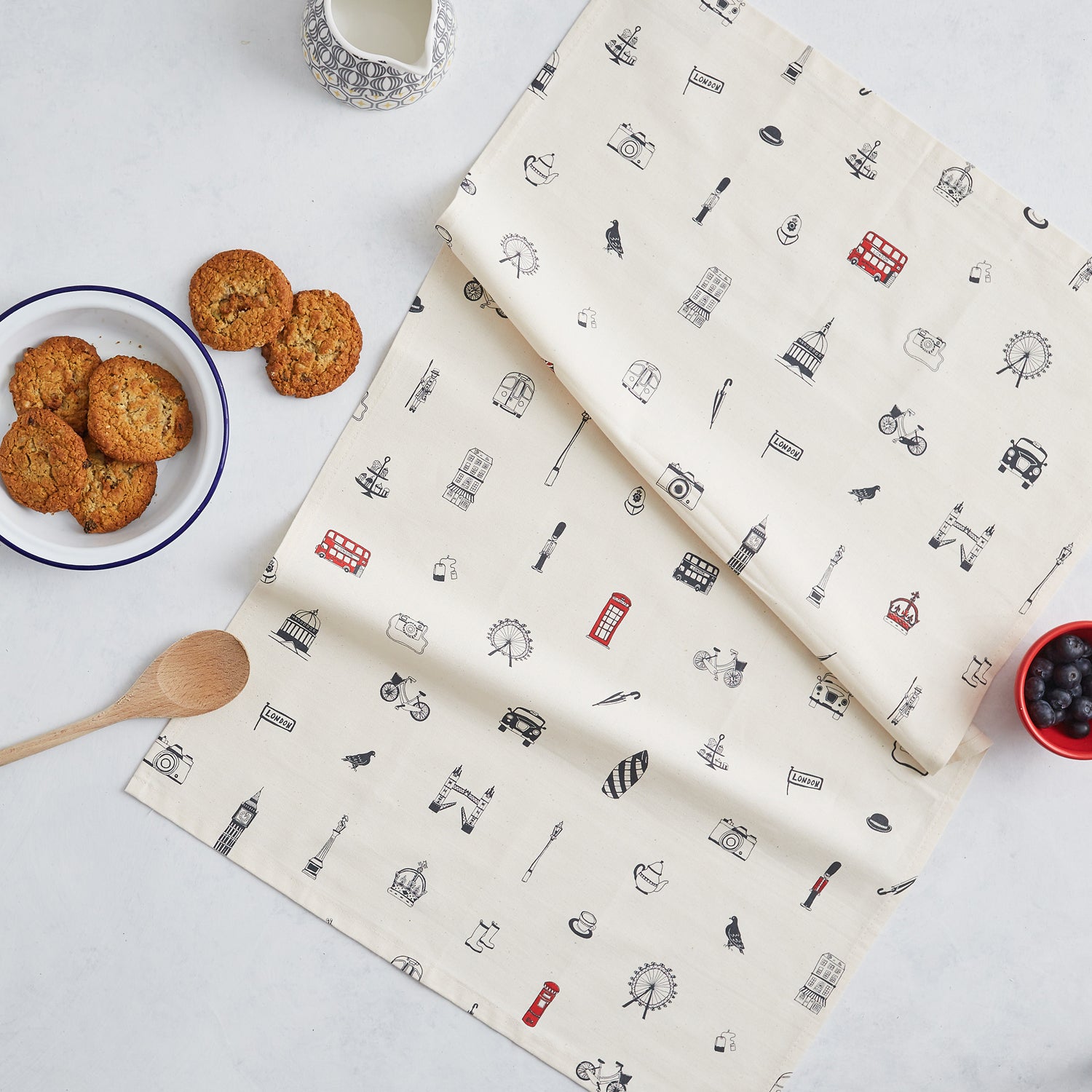 Simply London Organic Cotton Tea Towel 2