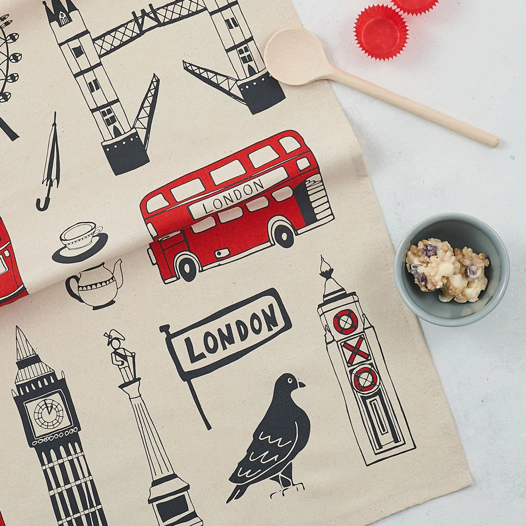 Victoria Eggs Big Smoke London Tea Towel
