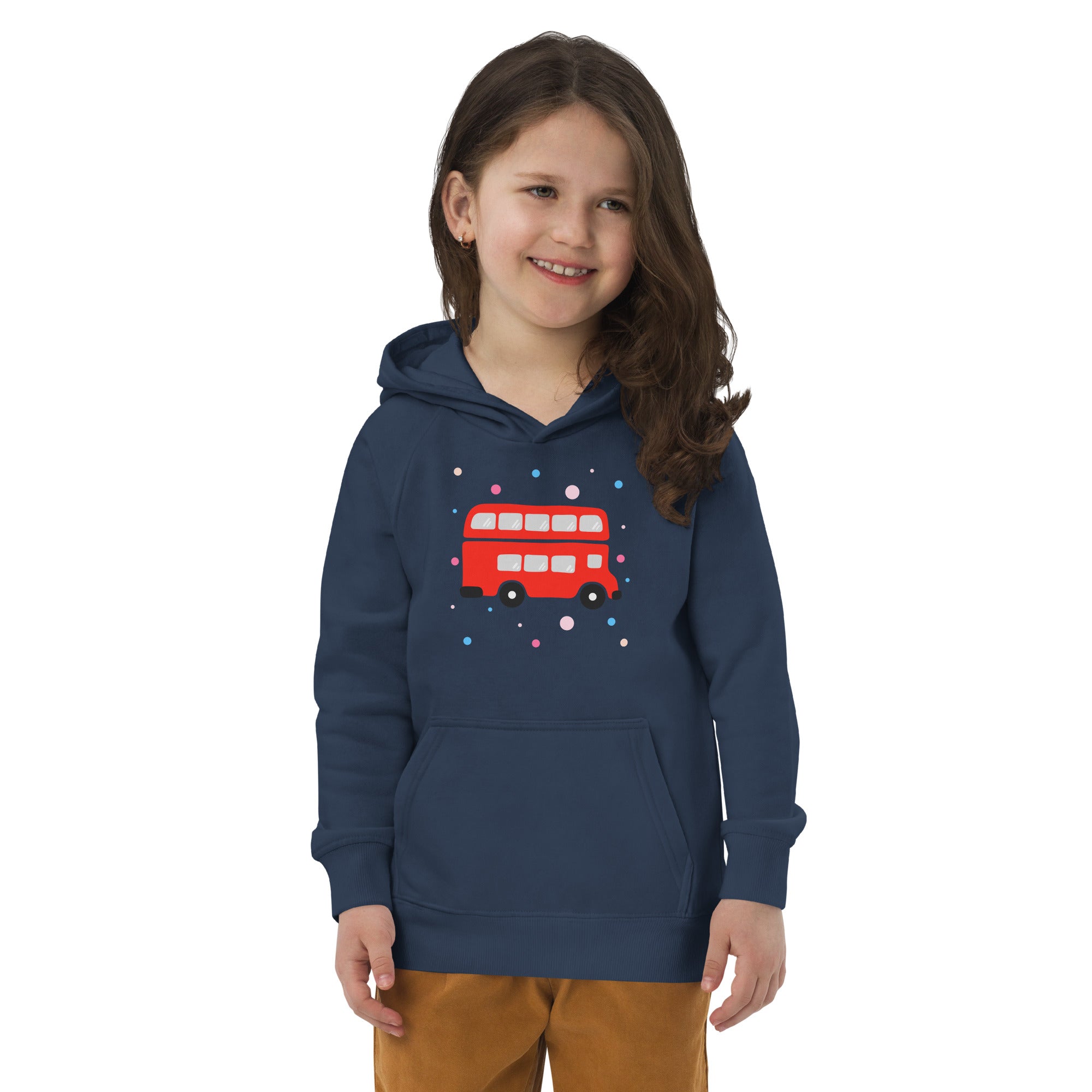 London Doodles - Bus - Kids Eco Hoodie