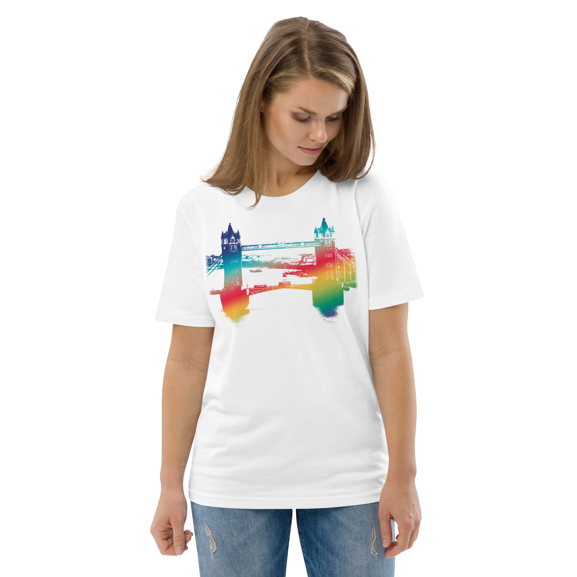 Tower Bridge Rainbow - Organic Cotton T-Shirt