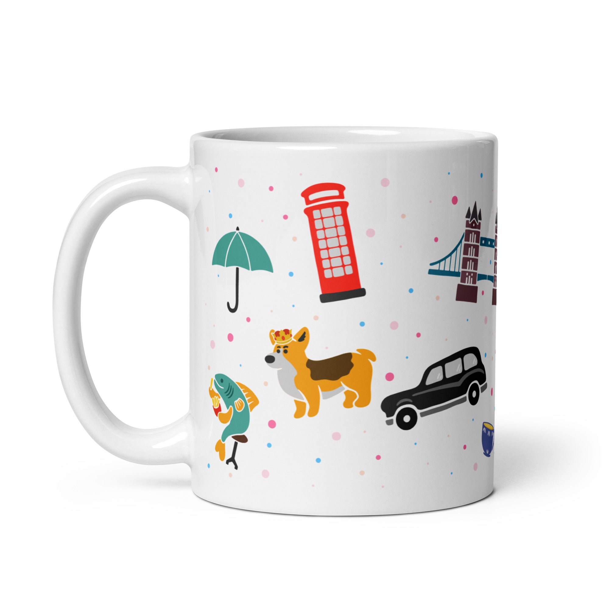 London Doodles - All Over Print - Mug