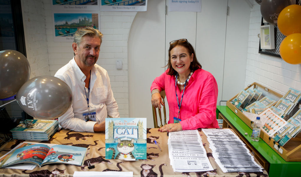 The Tower Bridge Cat Book Launch Day