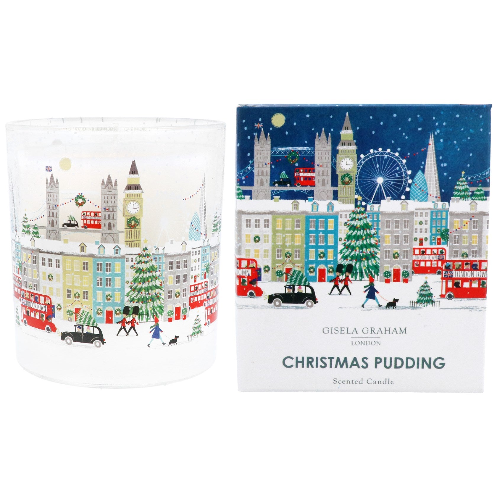 Gisela Graham Christmas Pudding Scented Candle - Large