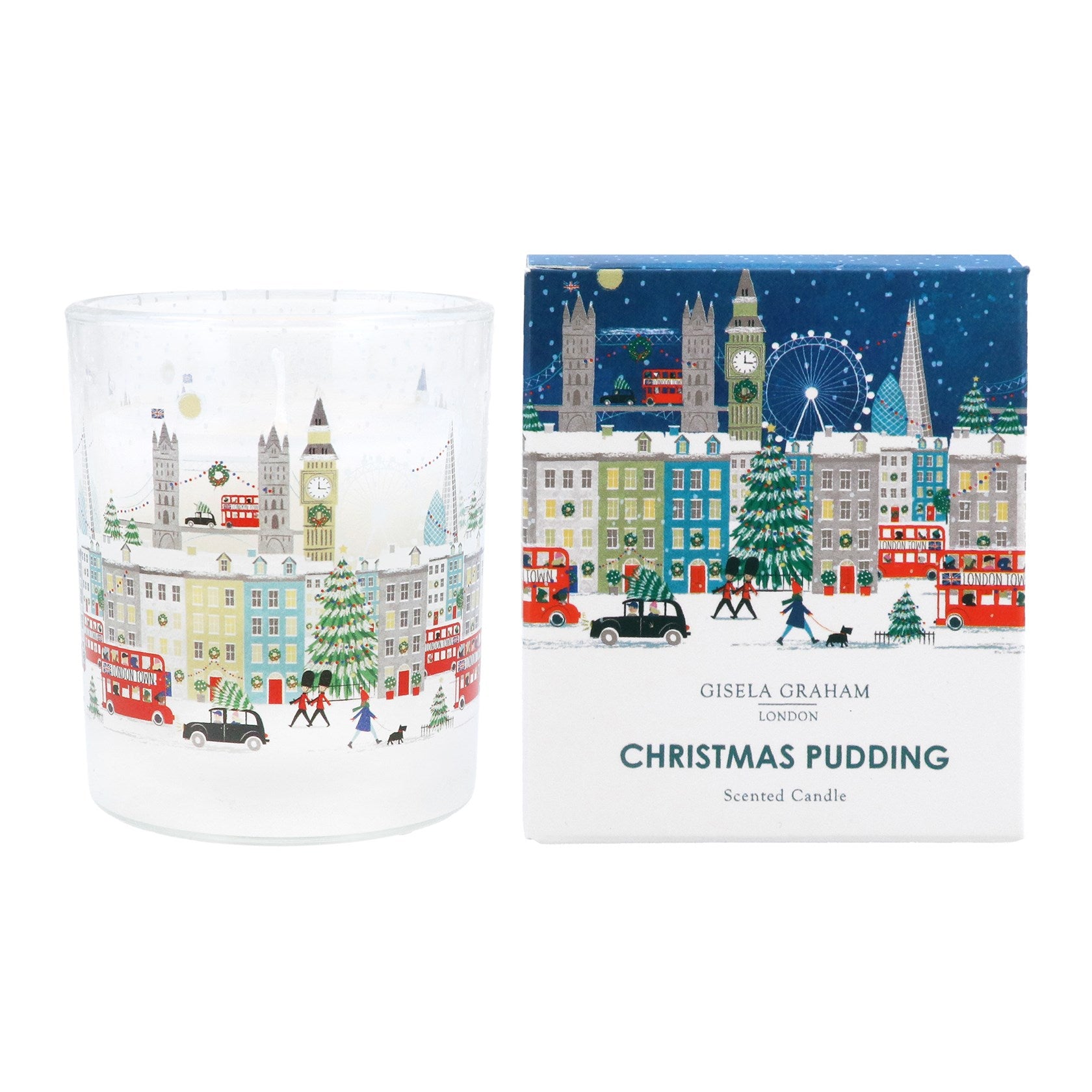 Gisela Graham Christmas Pudding Scented Candle - Small