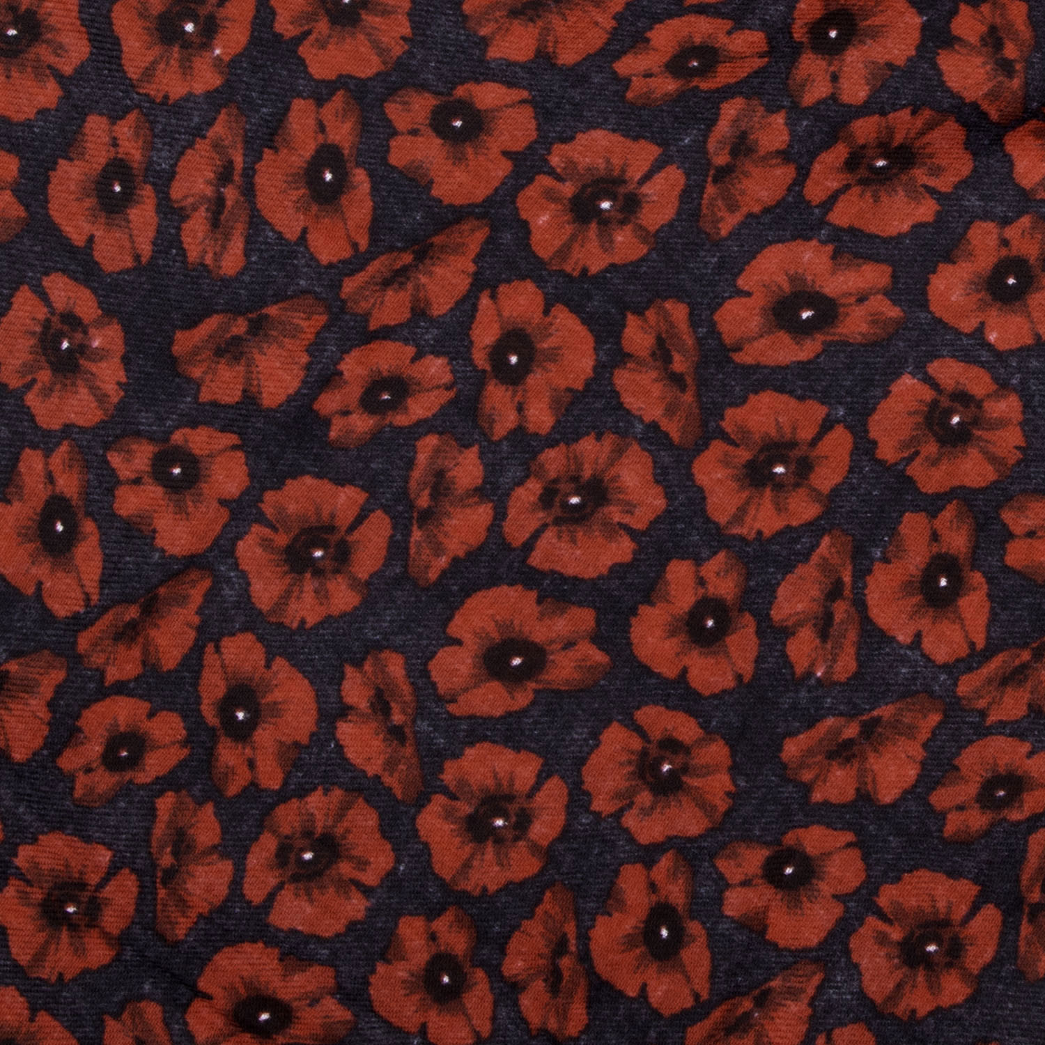 Alexander Thurlow All-Over Poppy Shawl Scarf Close Uo