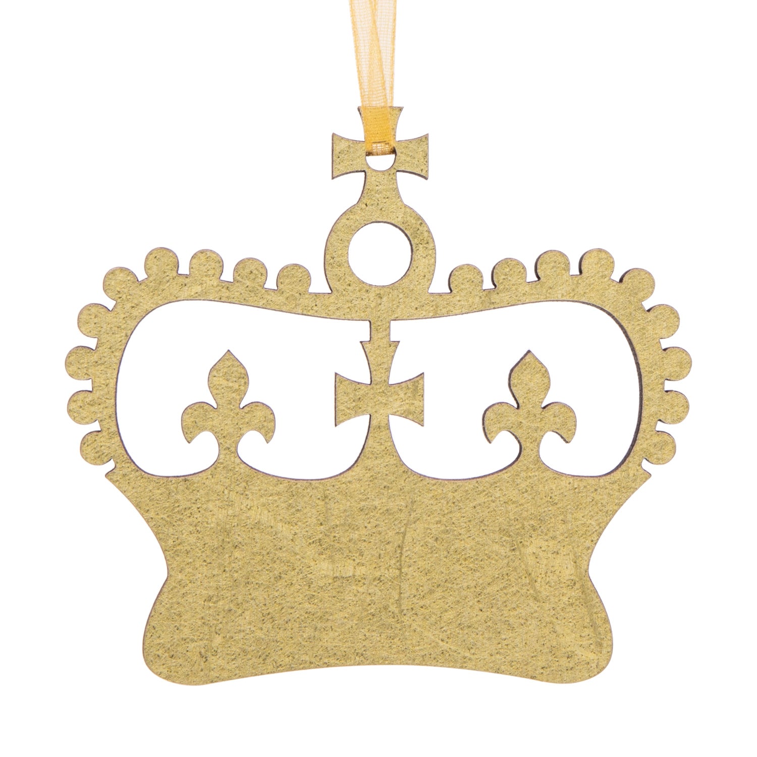 Artcuts Queen Elizabeth II Crown Hanging Wooden Decoration
