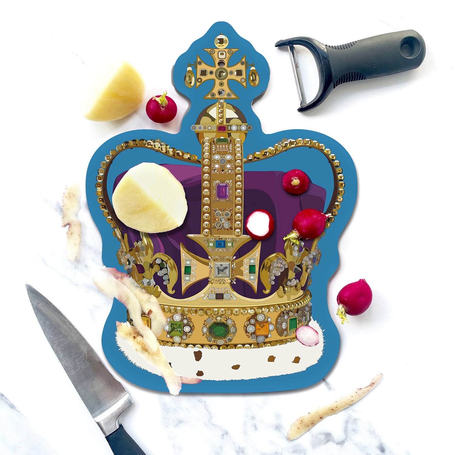 Bean & Bemble London City Crown Shaped Cheeseboard 4