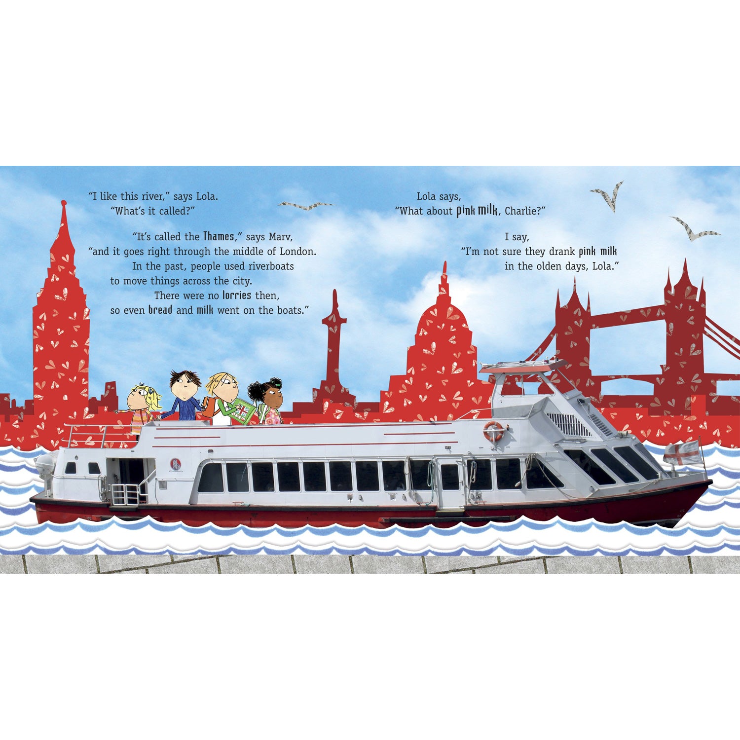 Charlie And Lola: We Completely Must Go To London Book tower bridge