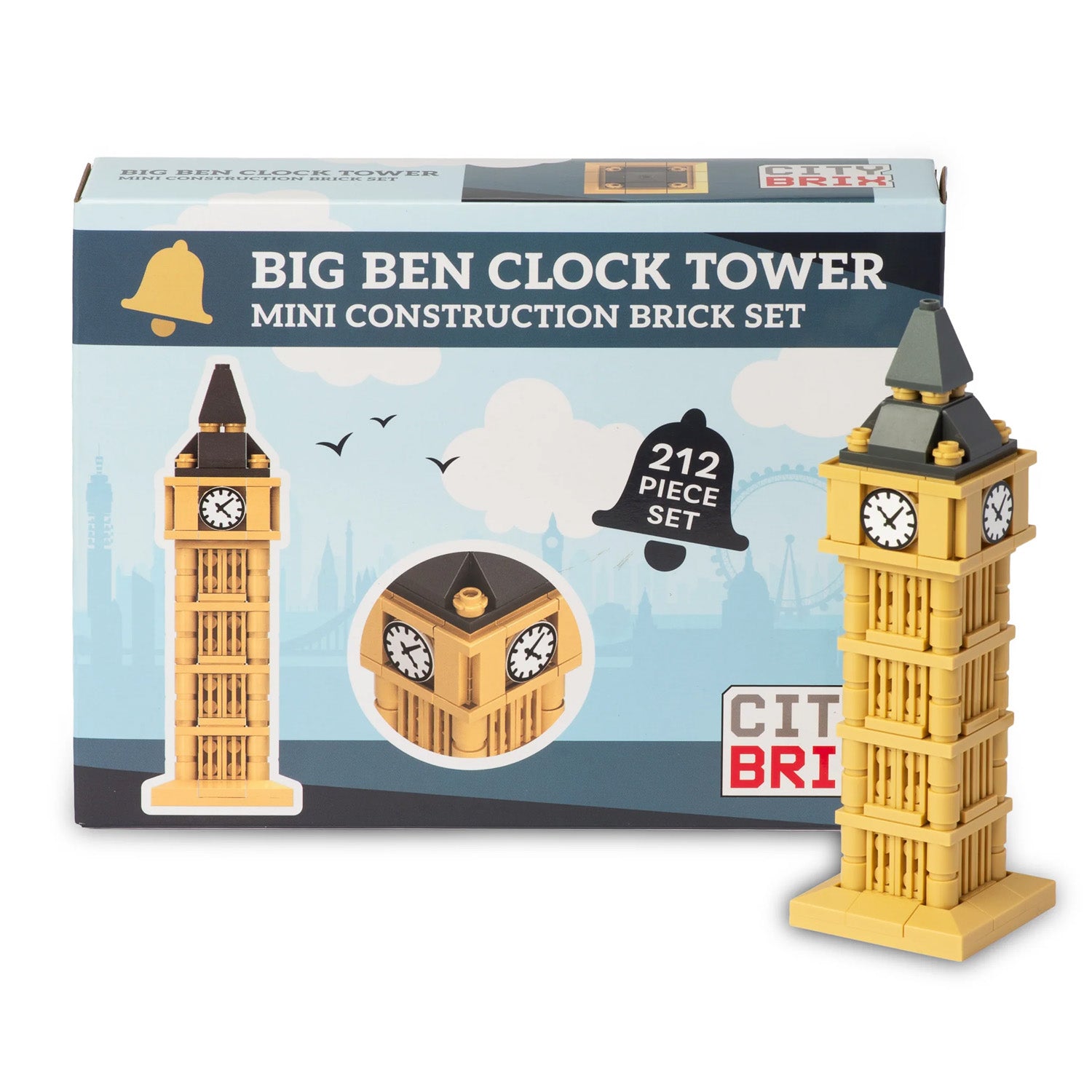 CityBrix Big Ben Clock Tower Construction Brick Set 1