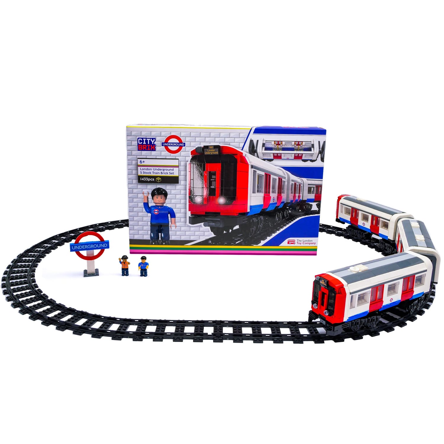 CityBrix London Underground Train Brick Set 1