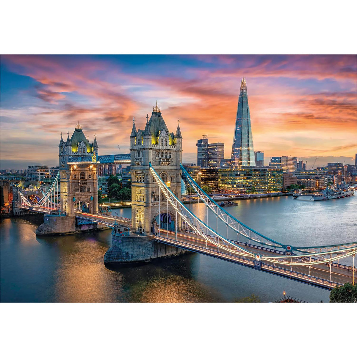 Clementoni - 39674 Collection Puzzle Tower Bridge - Jigsaw Puzzle 1000, Made in Italy, Jigsaw Puzzle for Adults Pieces Clementoni - 39674 Collection Puzzle Tower Bridge - Jigsaw Puzzle 1000, Made in Italy, Jigsaw Puzzle for Adults Pieces