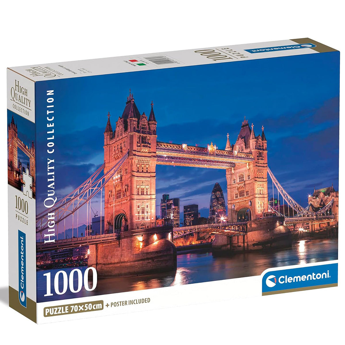 Clementoni Tower Bridge at Night 1000 Piece Puzzle 1