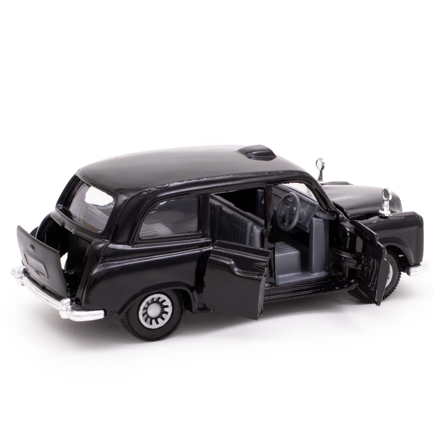 Die Cast Pull-Back London Black Taxi 2