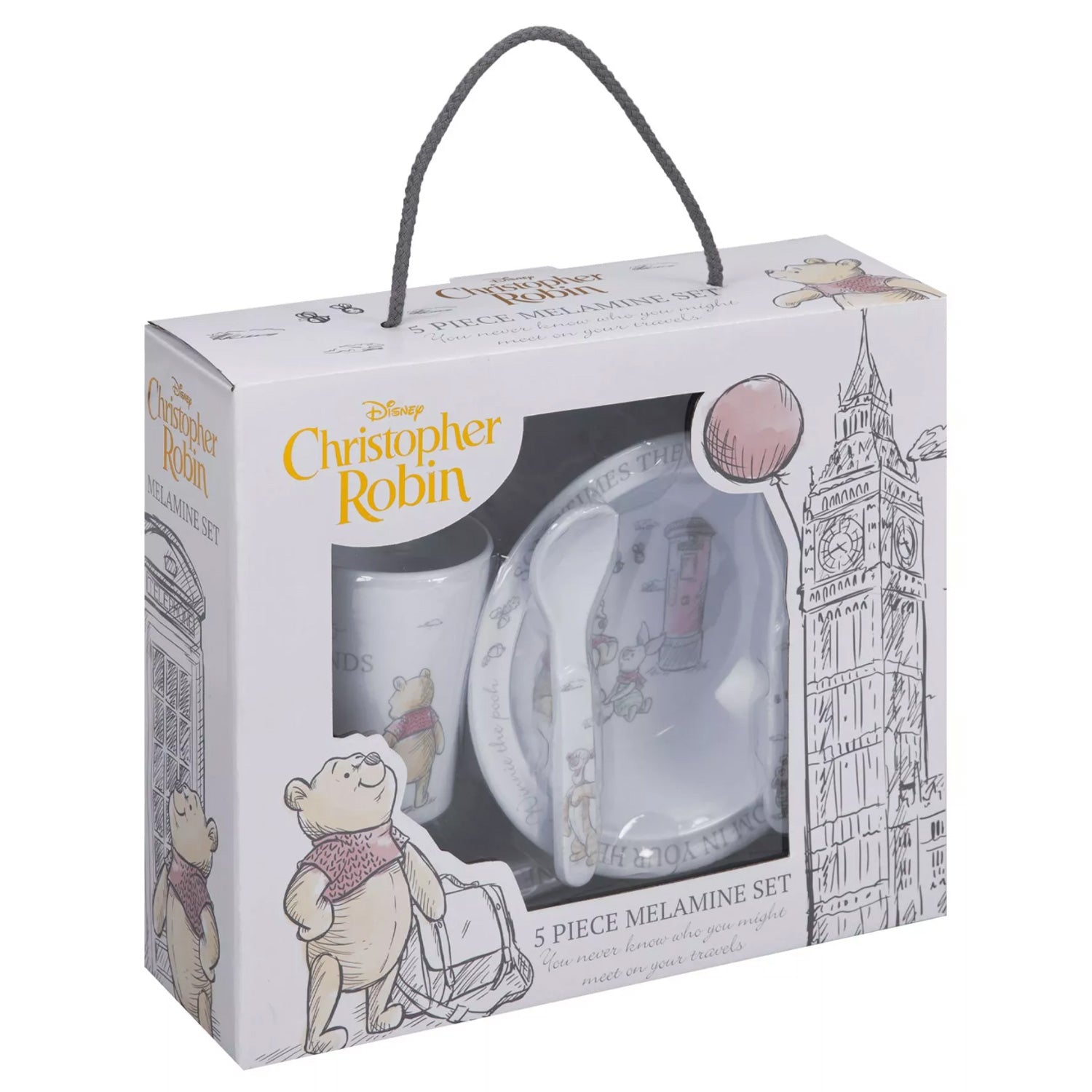 Disney Christopher Robin Melamine Crockery Set Box