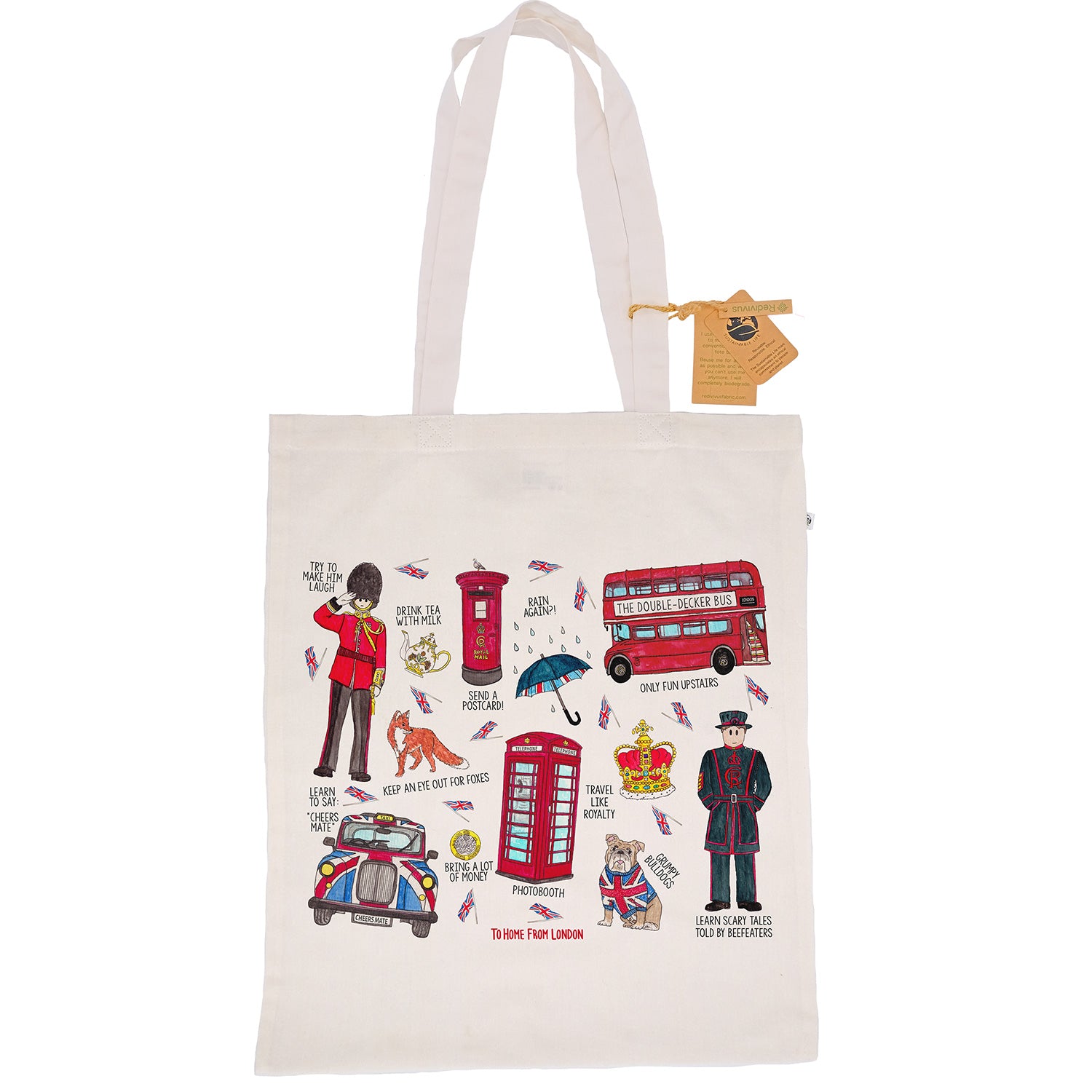 To Home From London - British Icons - Eco Tote Bag 1