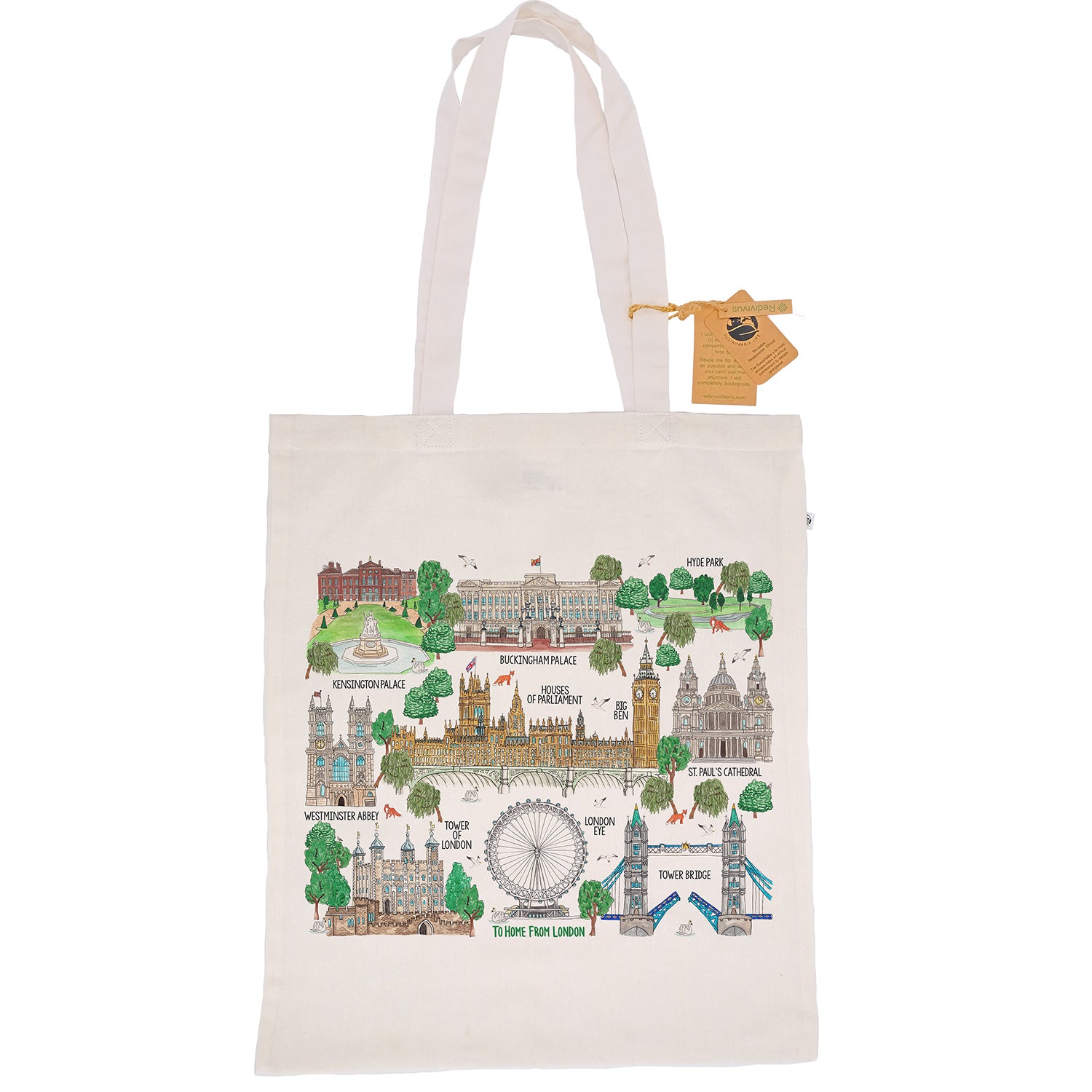To Home From London - Landmarks - Eco Tote Bag 1