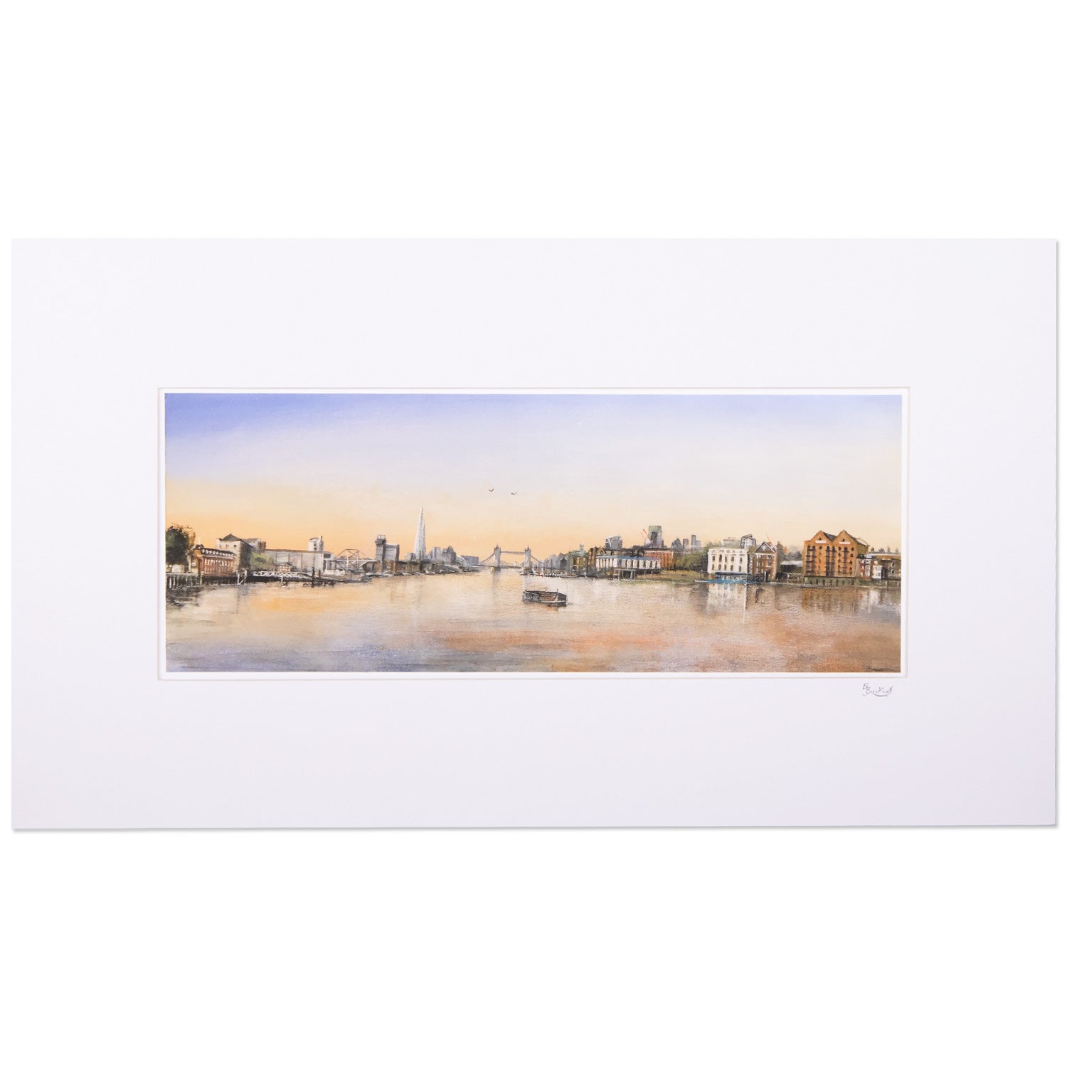 Ed Bucknall Tower Bridge Panoramic Giclee Print