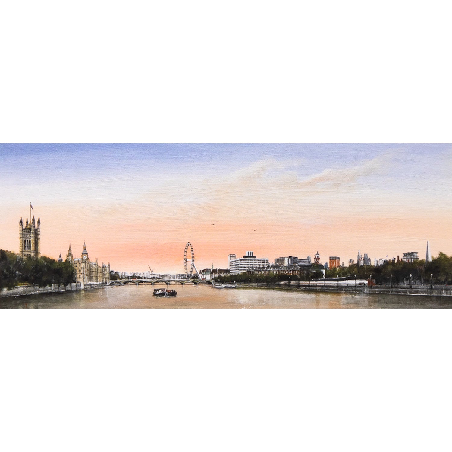 Ed Bucknall Westminster & Big Ben Panoramic Print 2