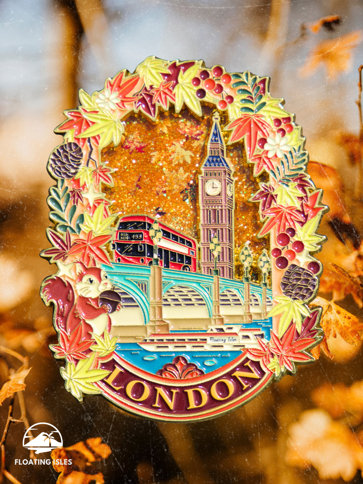 Floating Isles - Chimes Of Big Ben Premium Magnet