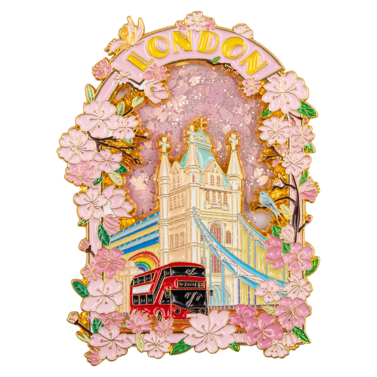 Floating Isles - Petals On The Thames Premium Magnet