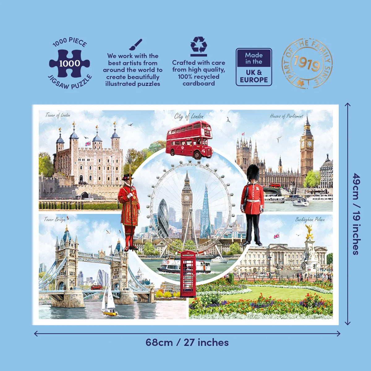 Gibsons A Look At London 1000pc Puzzle