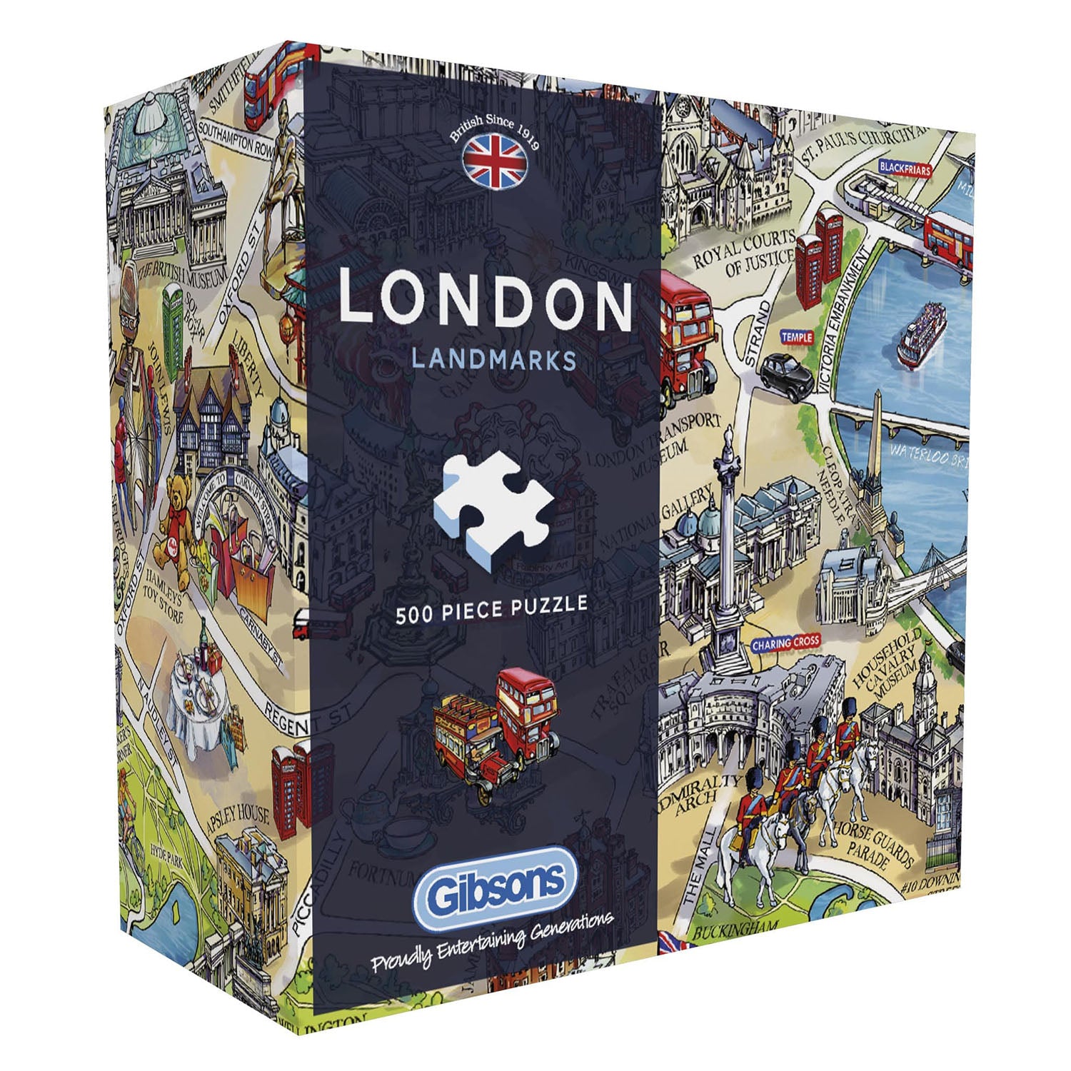 Gibsons London Landmarks 500 Piece Puzzle 1