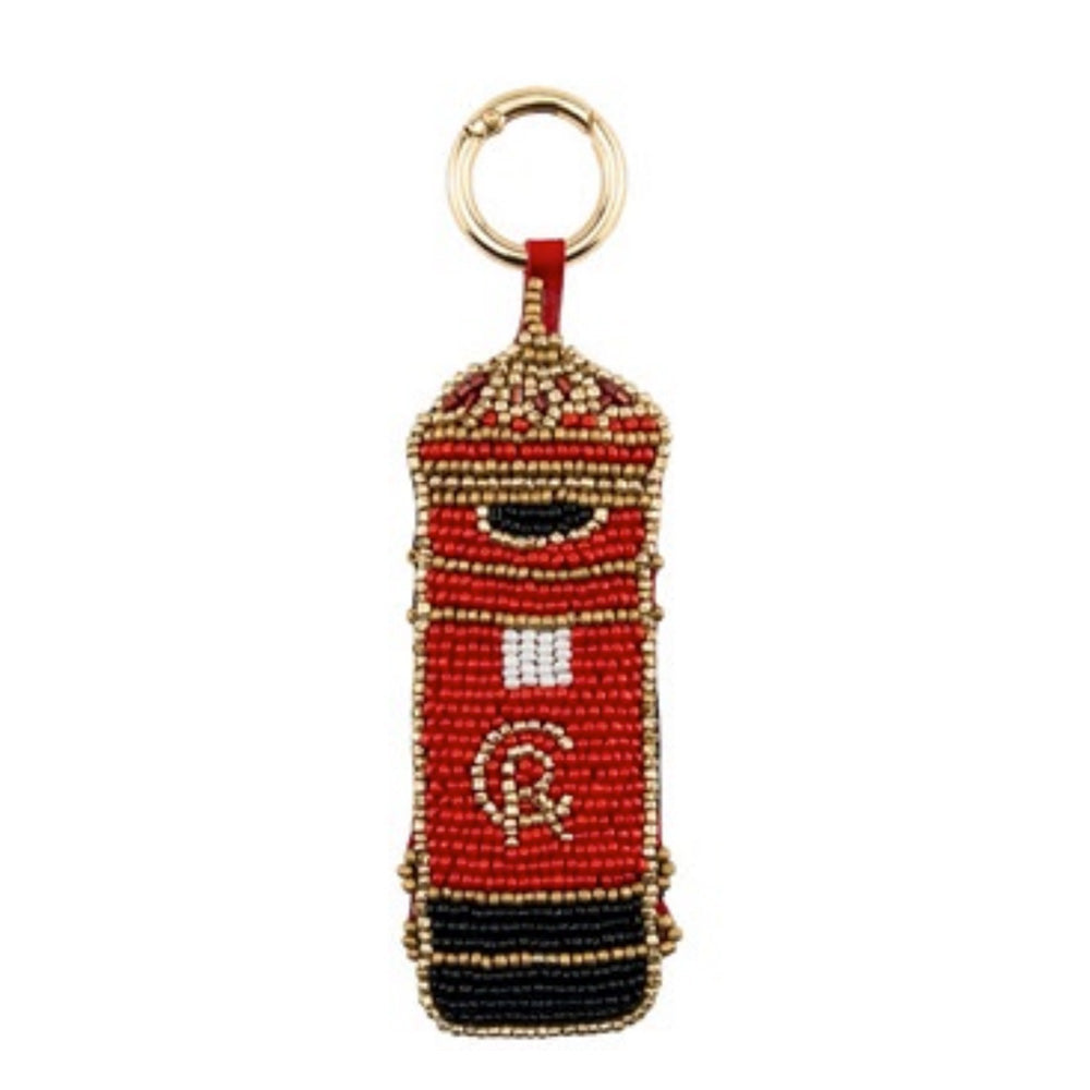 Grace & Glory Beaded Bag Charm Post Box