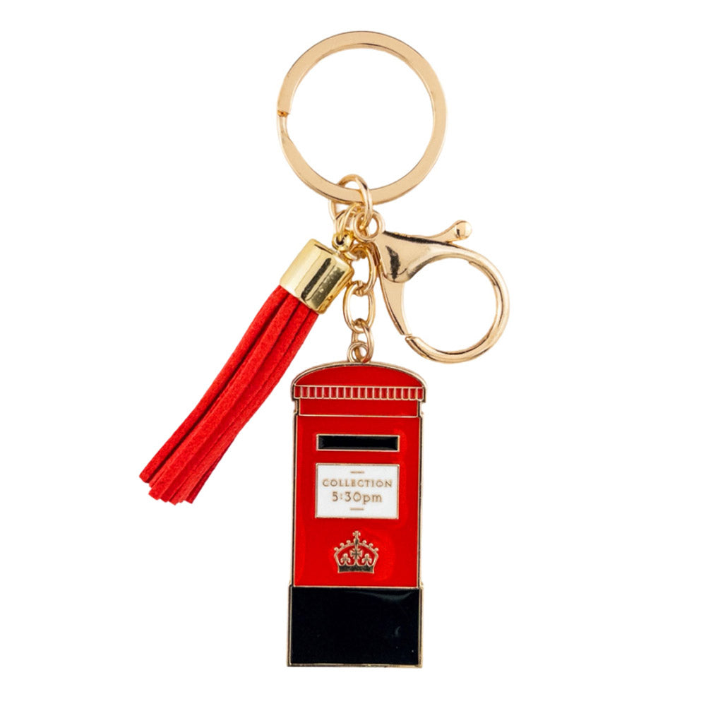 Grace & Glory Metal Bag Charm Post Box