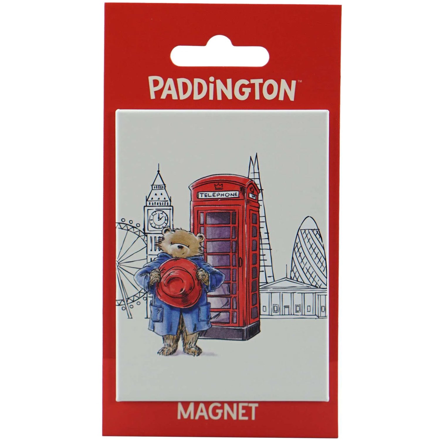 Half Moon Bay Paddington Metal Magnet Telephone Box 2