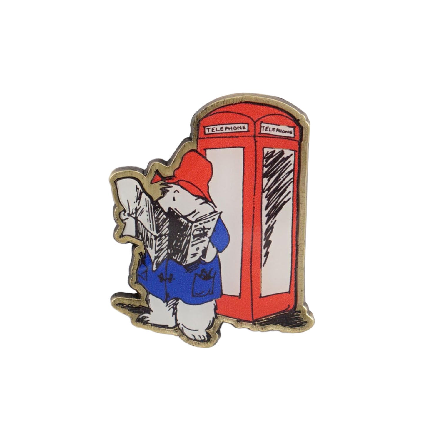 Half Moon Bay Paddington & Phone Box Pin Badge 1