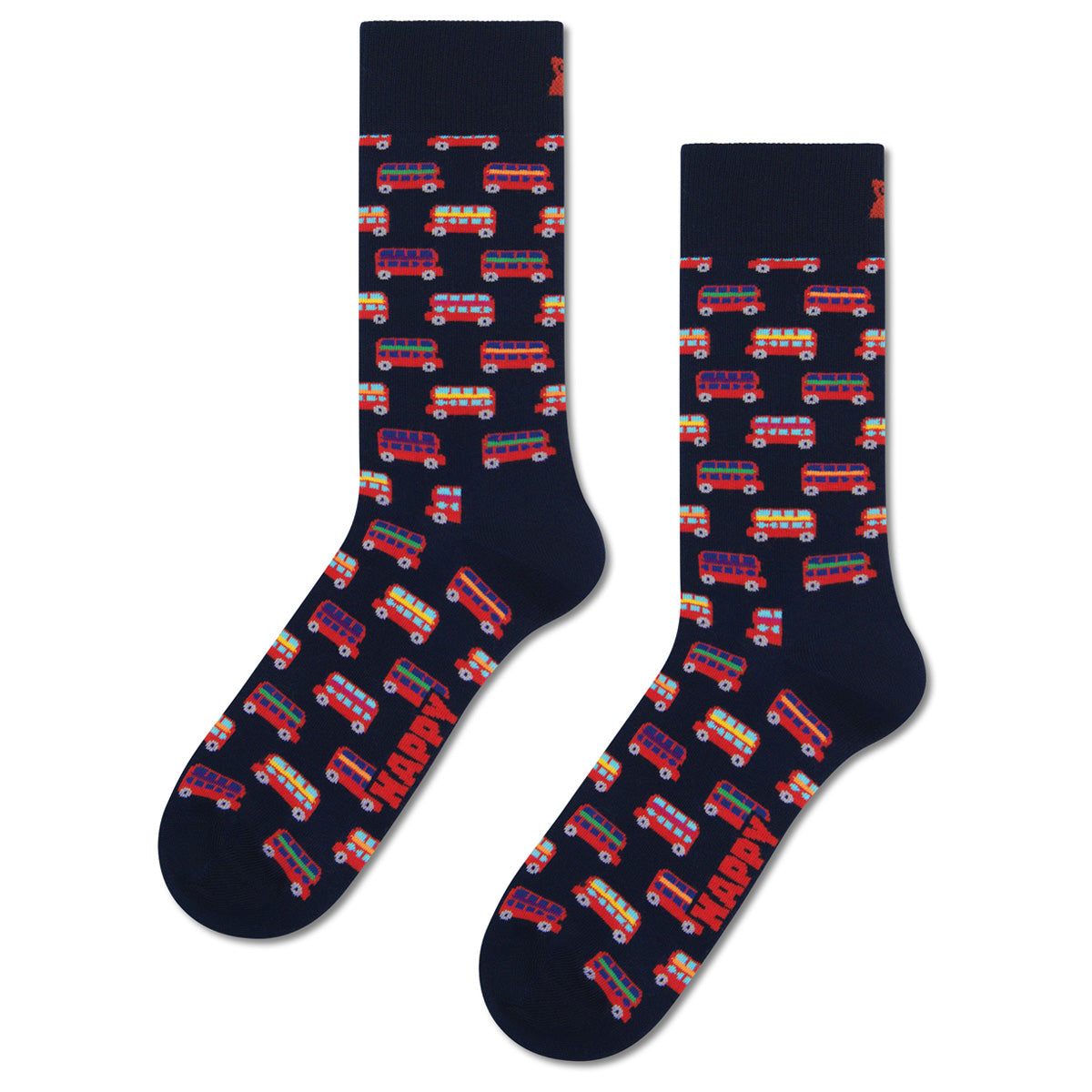 Happy Socks London Bus Print