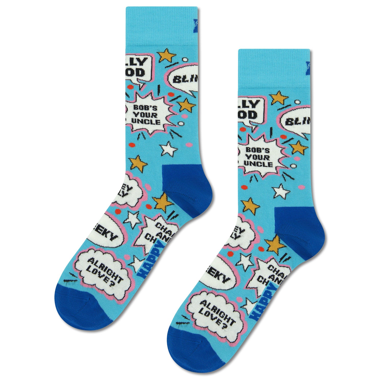 Happy Socks 2 Pack Slang Socks Gift Set - London Edition 3