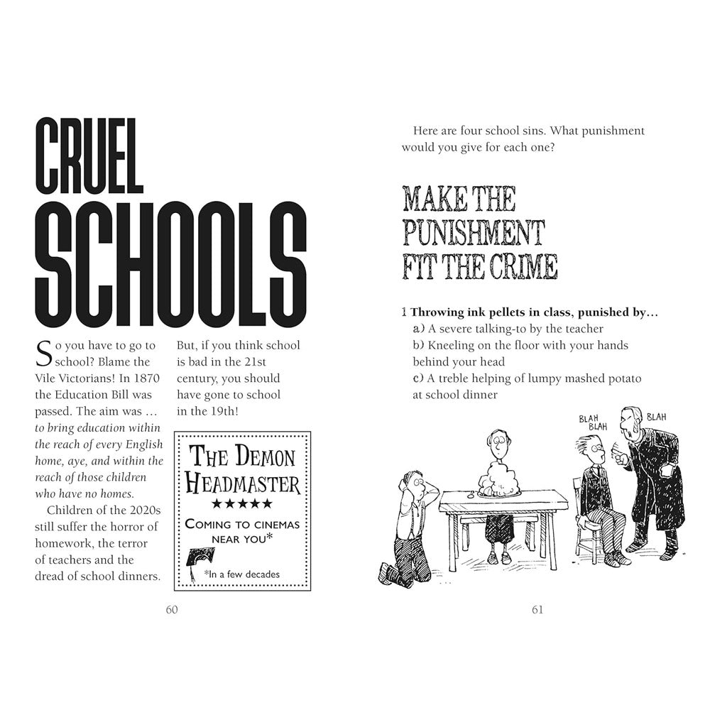 Horrible Histories Vile Victorians Book (Newspaper Edition)