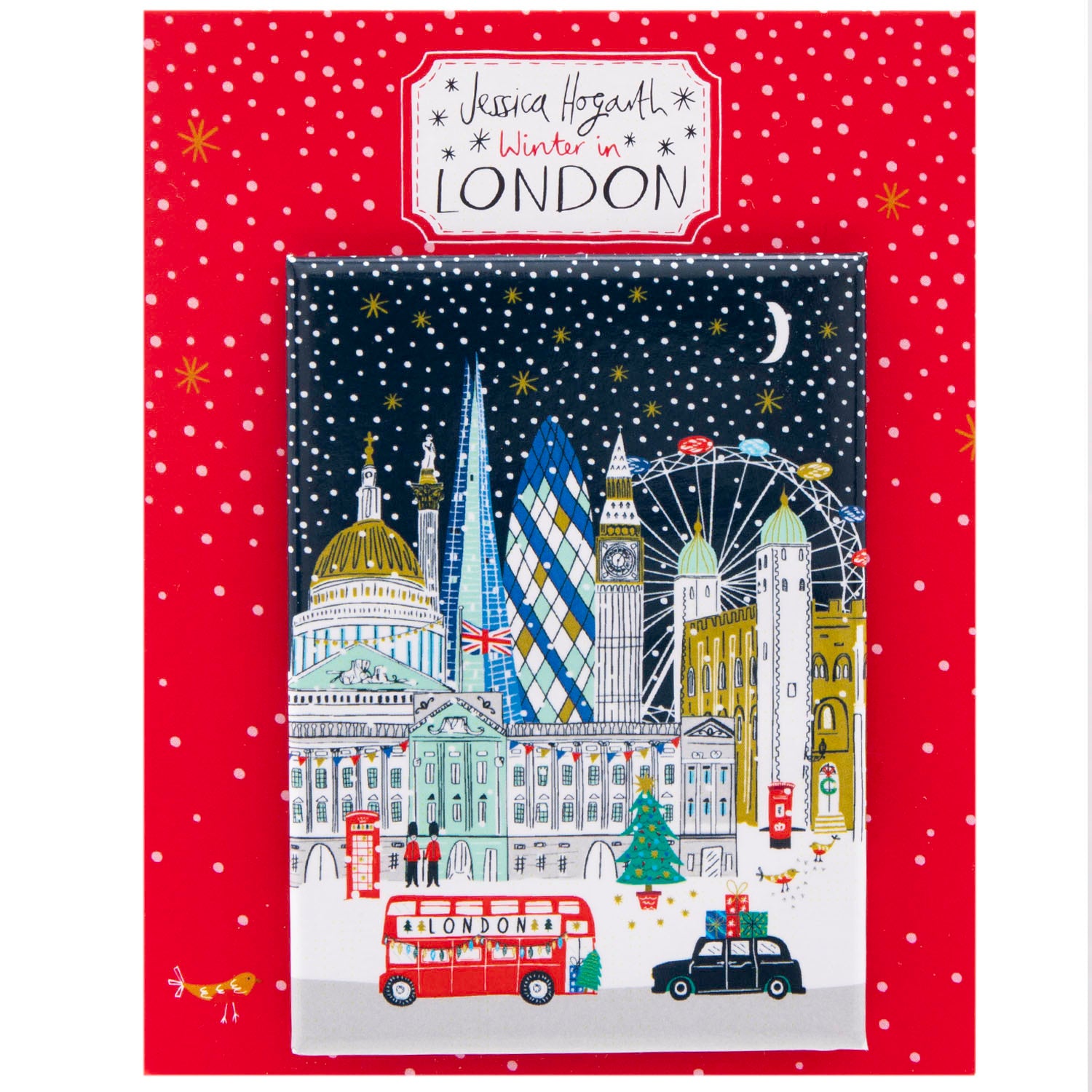 Jessica Hogarth Winter In London Scene Magnet 2
