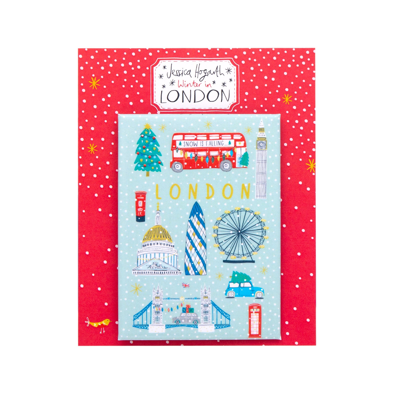 Jessica Hogarth Winter In London Icons Magnet 