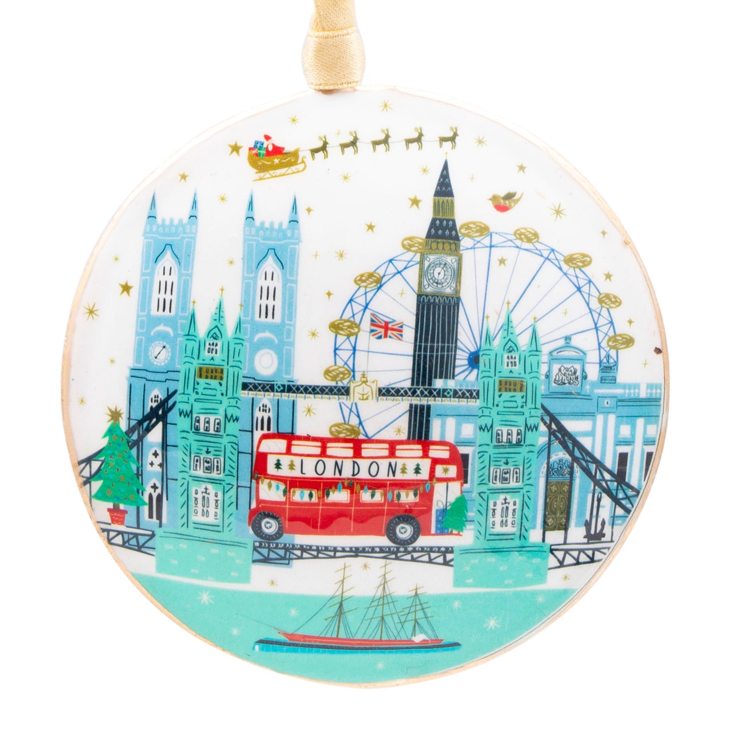 Jessica Hogarth Winter In London Scene Metal Decoration 1