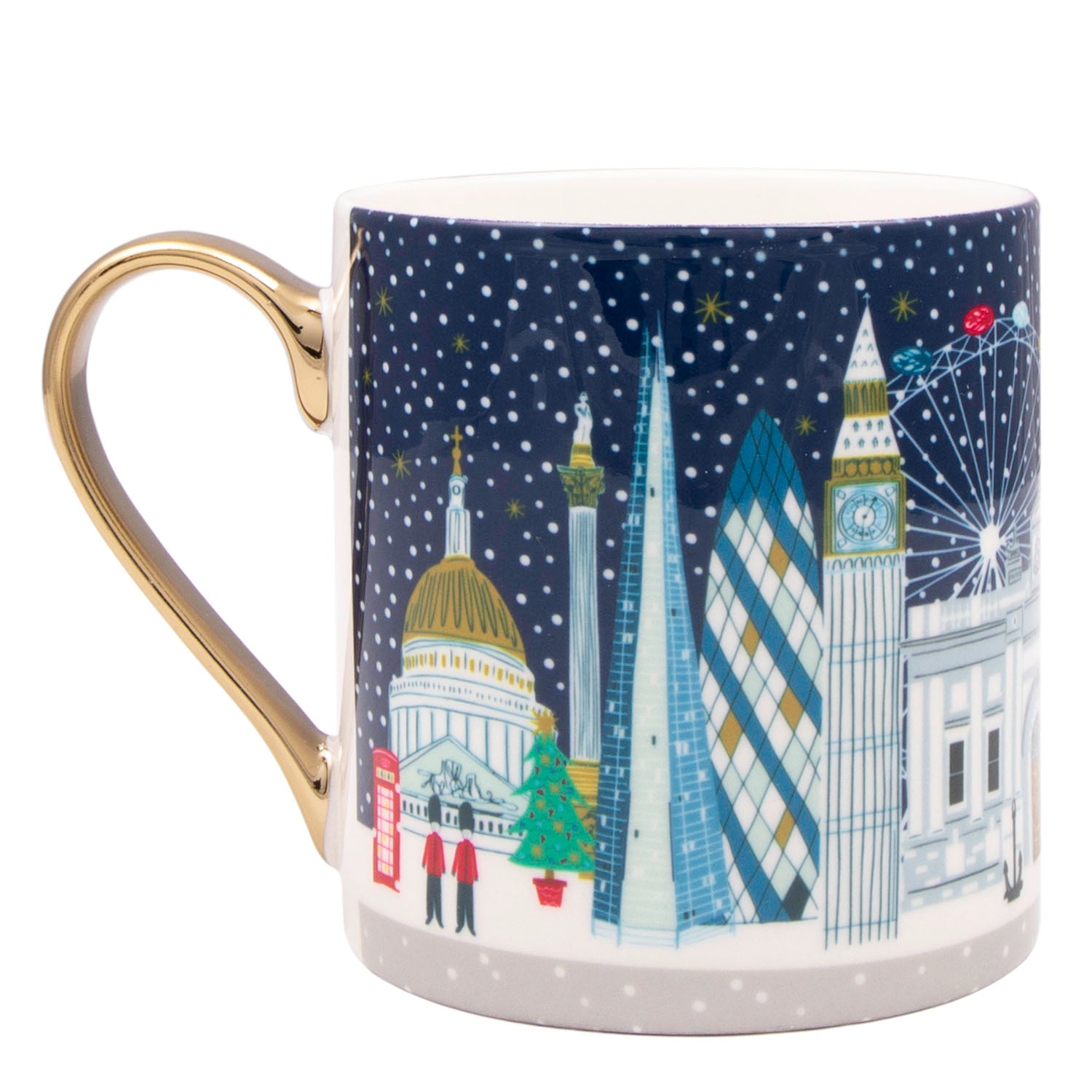 Jessica Hogarth Winter In London Scene Mug 2
