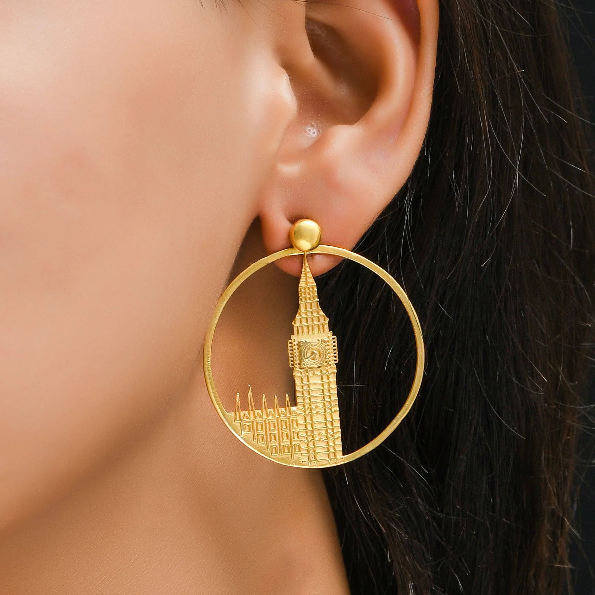 Jey Jewels Big Ben Hoop Earrings - Large 1