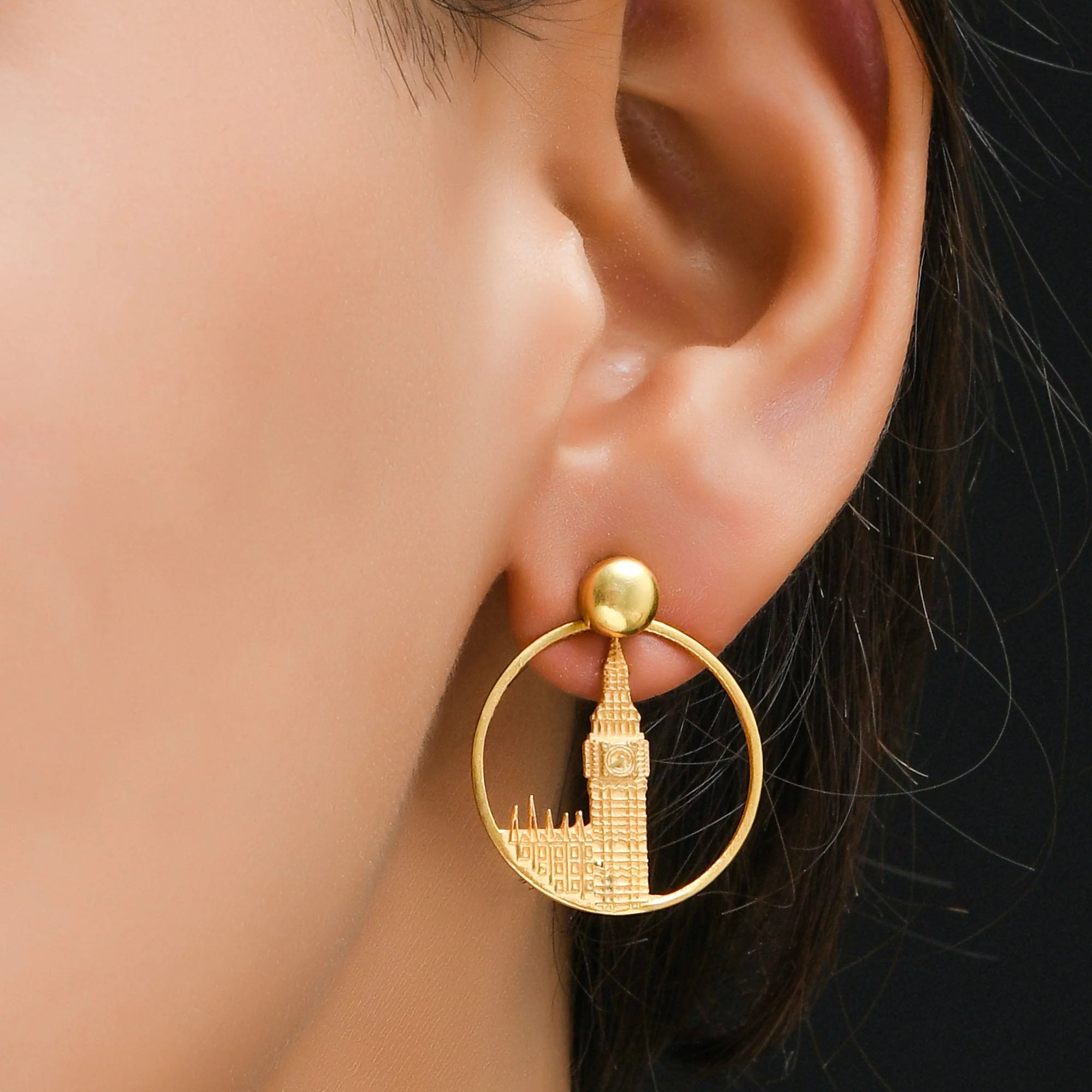 Jey Jewels Big Ben Hoop Earrings - Small 1