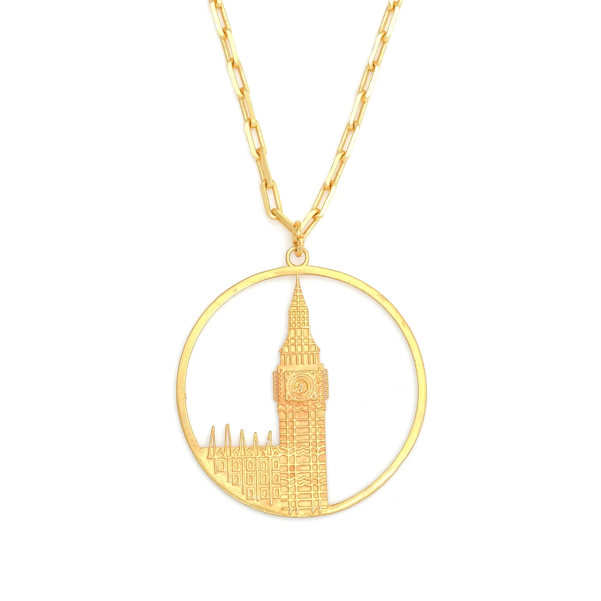 Jey Jewels Big Ben Pendant Necklace - Large 2