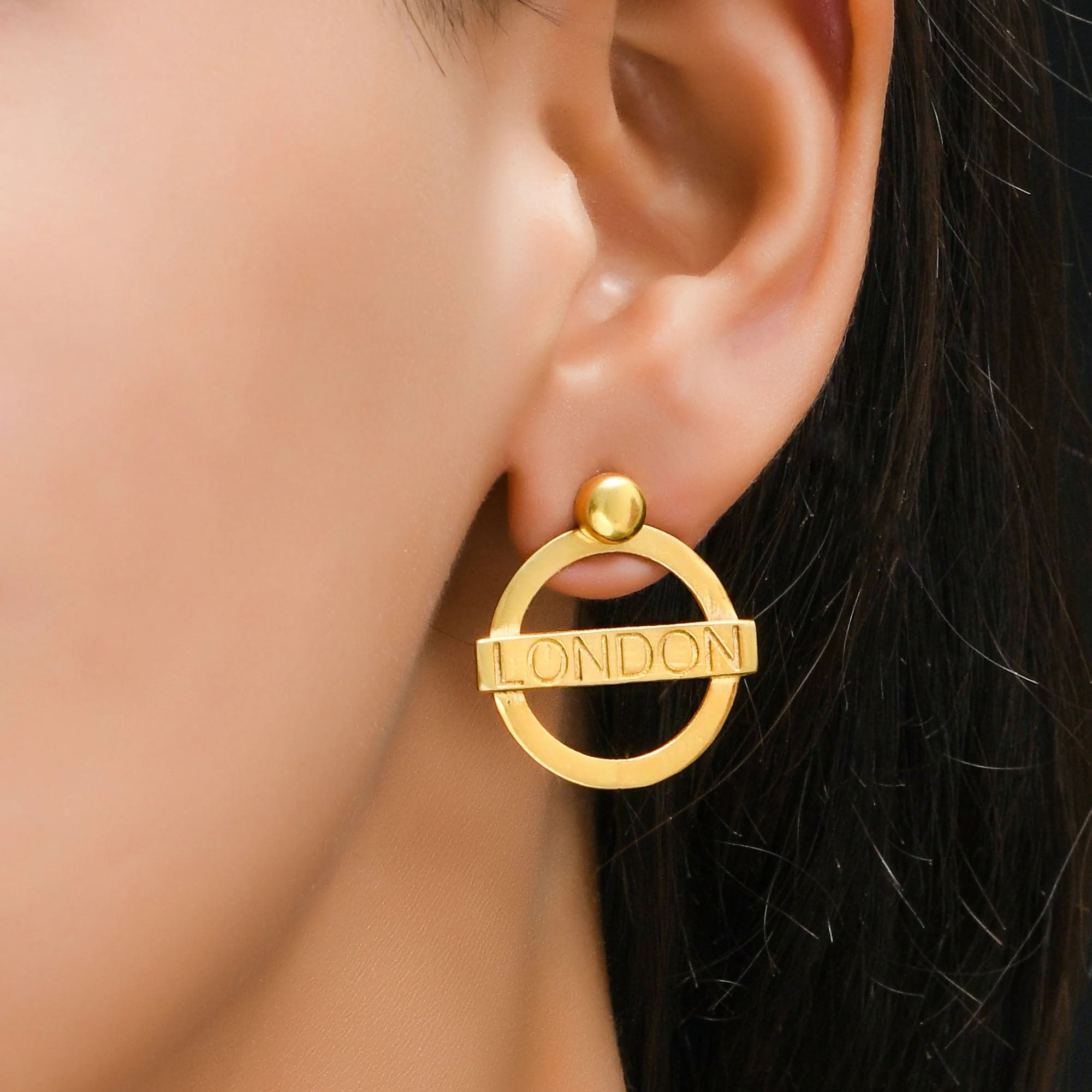 Jey Jewels London Underground Hoop Earrings - Small 1