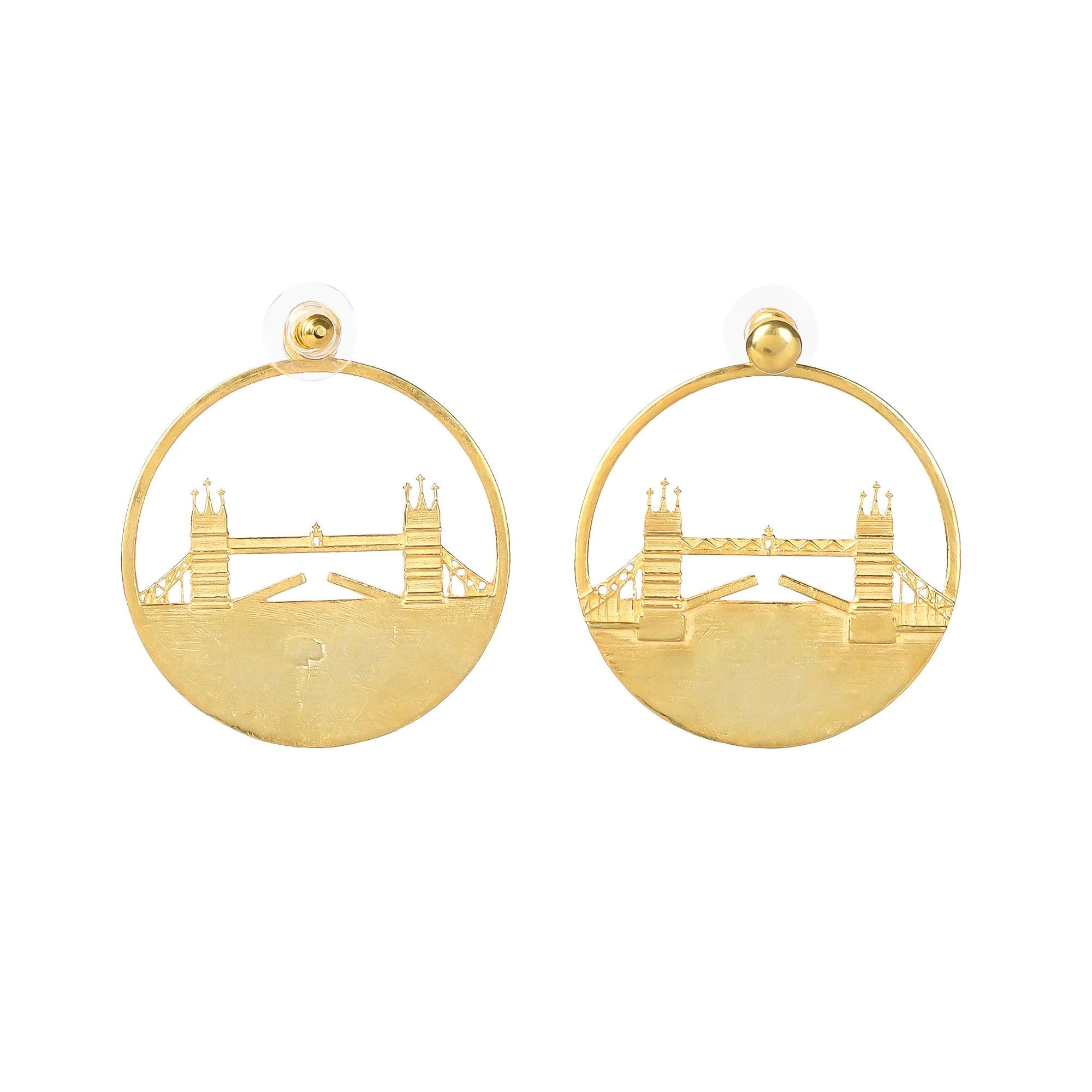 Jey Jewels Tower Bridge Hoop Earrings - Large 2