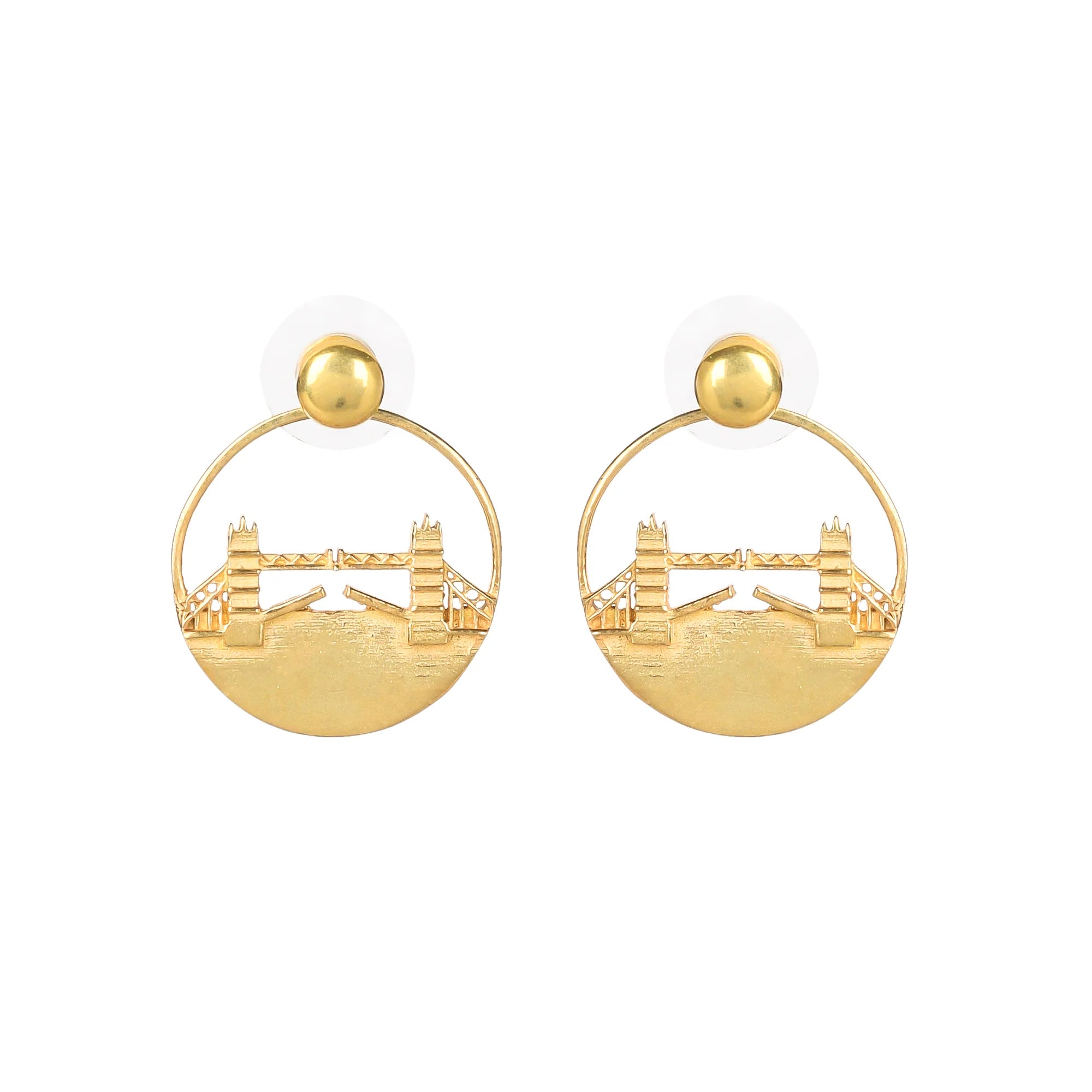 Jey Jewels Tower Bridge Hoop Earrings - Small 2