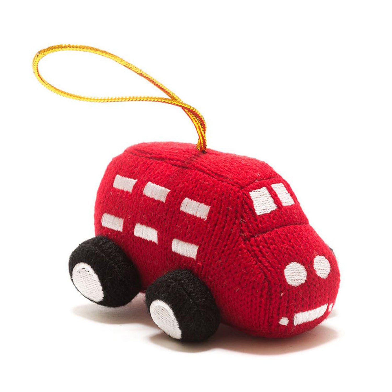 Knitted Bus Christmas Decoration