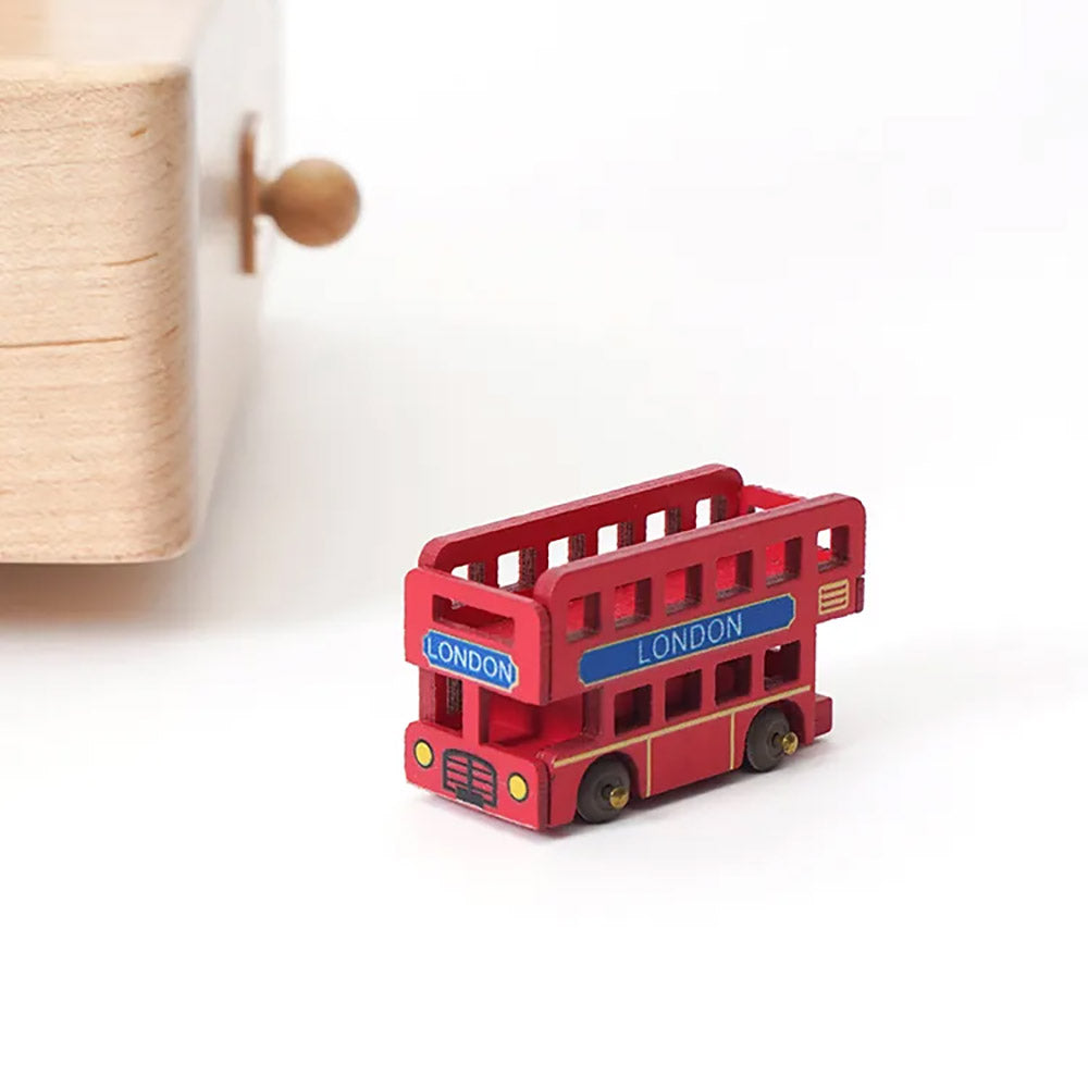 London Wooden Music Box