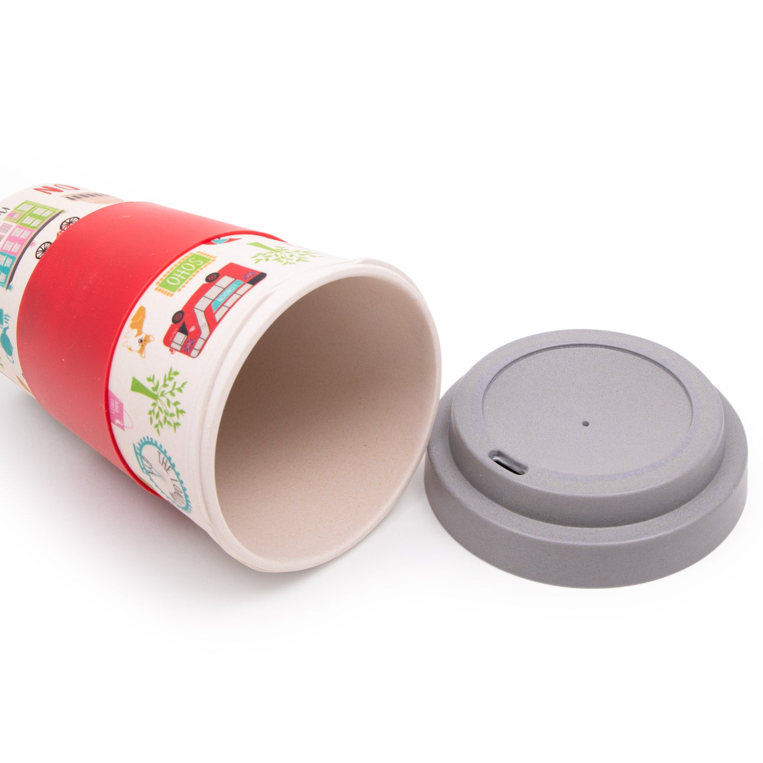 London Adventures Bamboo Travel Cup by Milly Green 3