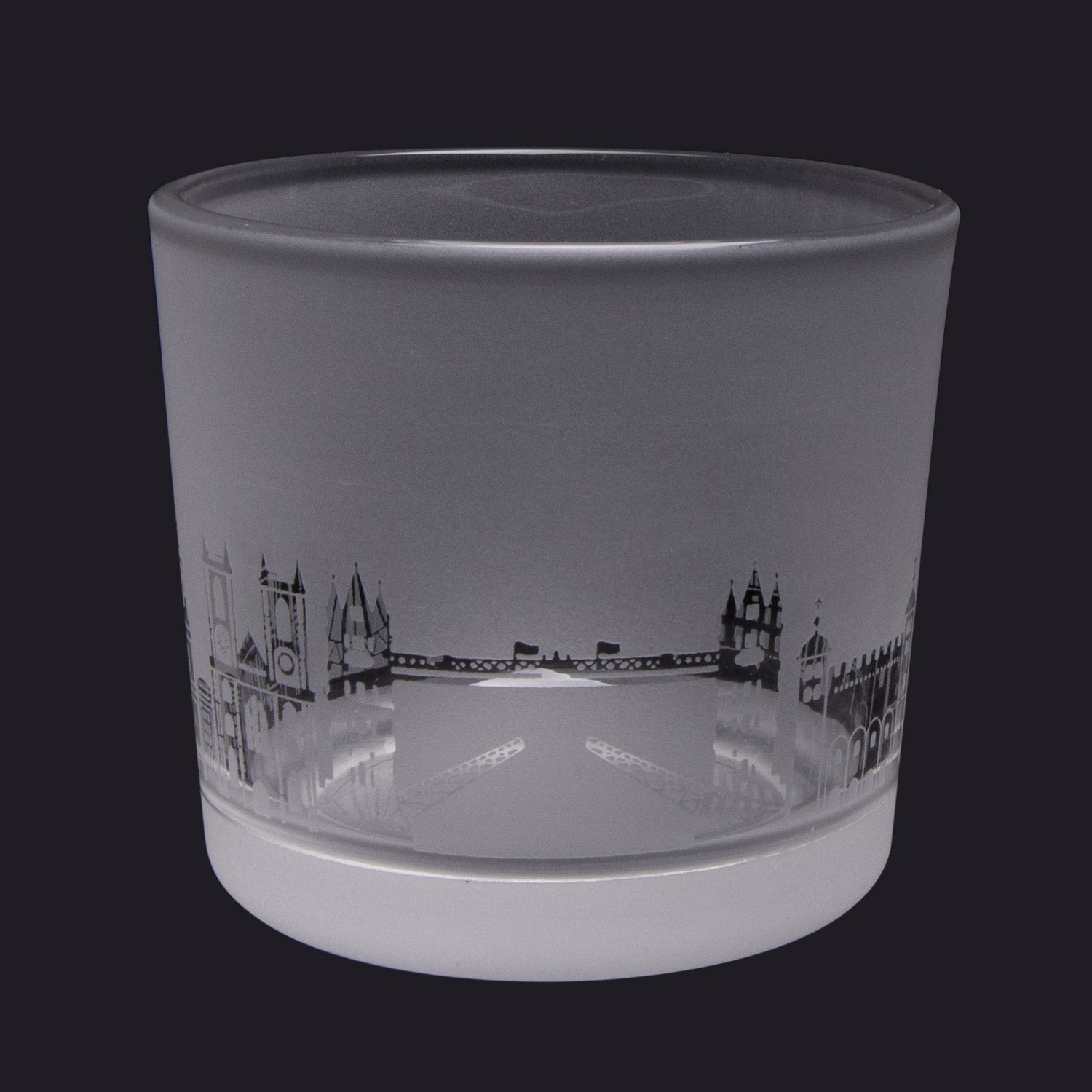 London Skyline Milford Glass Tealight Holder Small 4