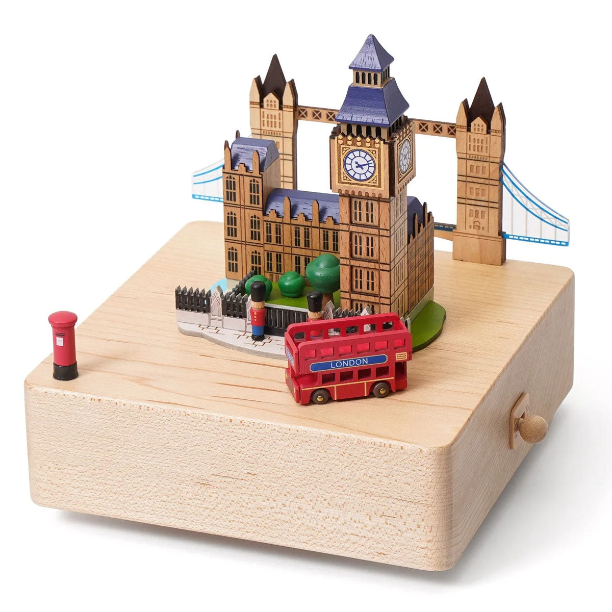 London Wooden Music Box